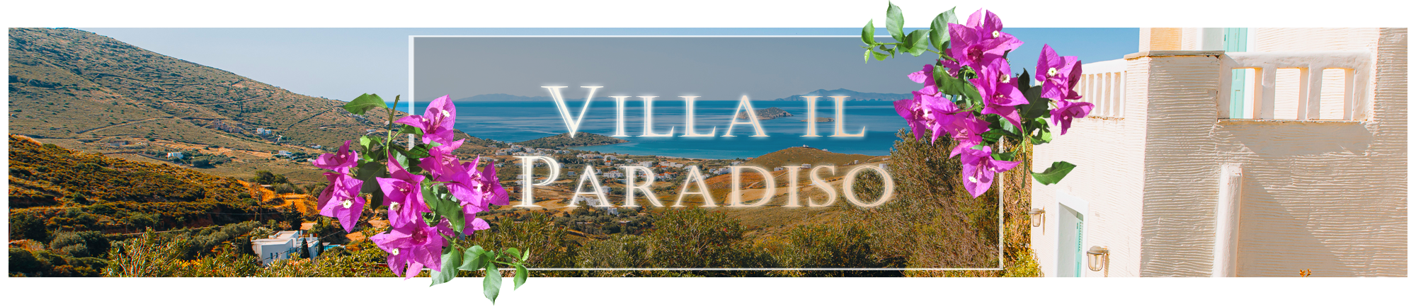 villa il paradiso Andros villa to rent